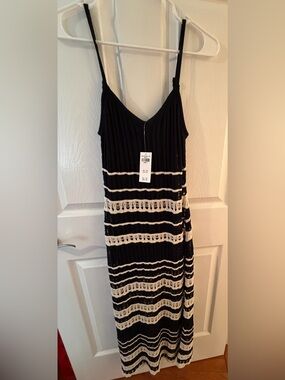 Abercrombie and Fitch crochet maxi dress NWT